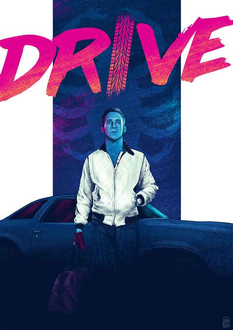 drive fan art poster  behance