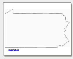 printable pennsylvania maps state outline county cities