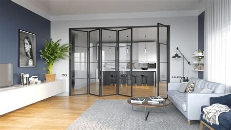 Glass Partition With A Custom Steel Frame By Crystalia Glass In 2021