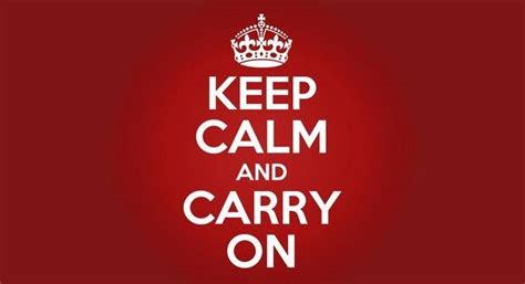 7 quick ways to keep calm and carry on