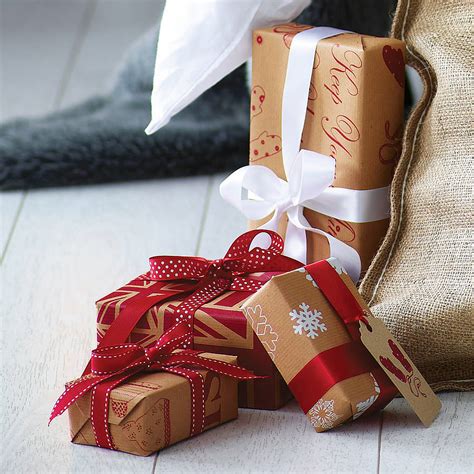 recycled brown christmas wrapping paper  sophia victoria joy