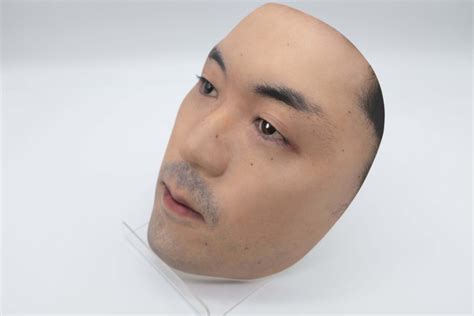 japanese shop sells hyperrealistic  printed face masks