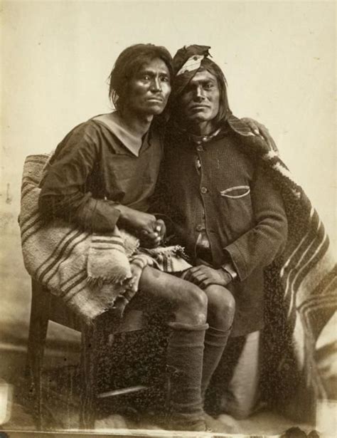 photo of a navajo same sex couple from the film “two spirits” taken in 1866 courtesy of bosque