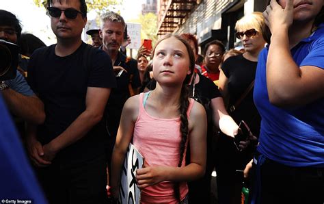 Greta Thunberg 16 Is Given A Rock Star Welcome In New York Daily