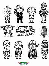 Wars Star Coloring Cartoon Characters Tsgos Book Pages Printable Sheets Sheet Kids sketch template