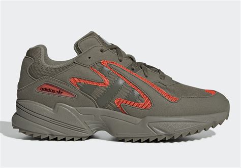 adidas yung  chasm trail raw khaki ee release date sneakernewscom
