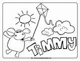 Timmy Shaun Coloring Pages Sheep Time Sheets Disney Colouring Books Adventure Kids Color Printables Amusing Shine Shimmer Birthday Ship Story sketch template