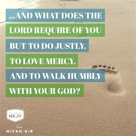 Nkjv Verse Of The Day Micah 6 8