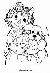 Coloring Raggedy Ann Pages Doll Rag Andy Adult Embroidery Costume Colouring Getdrawings Animal Farm Whimsy Stamps Doodle Sheets Book Patterns sketch template