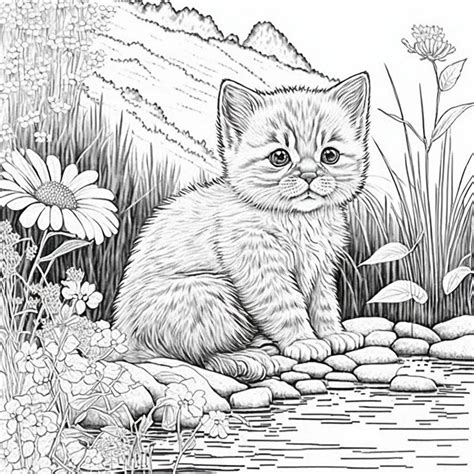 cute cat coloring pages  kids coloring pages digital etsy australia