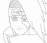 Deidara Lineart sketch template