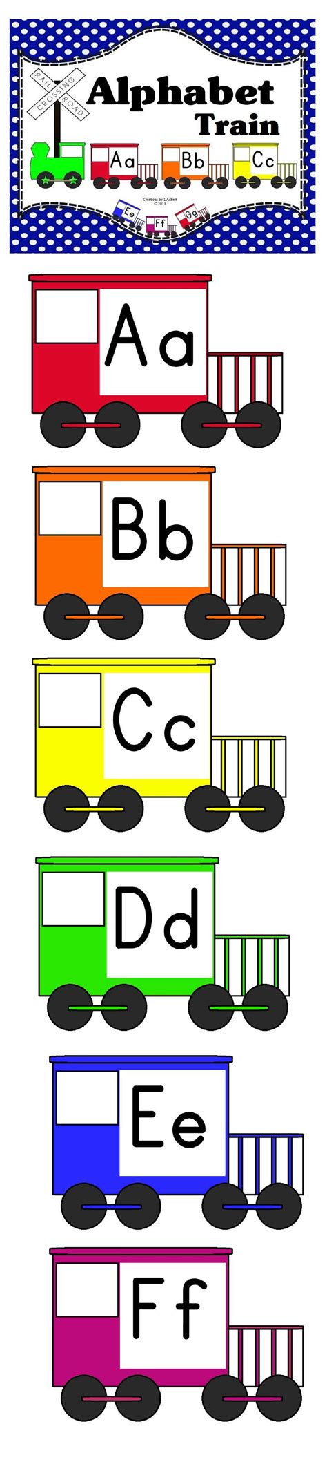 simple alphabet train printable  articulation activities