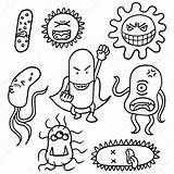 Bacterias Microbios Bacteria Cuestiones sketch template
