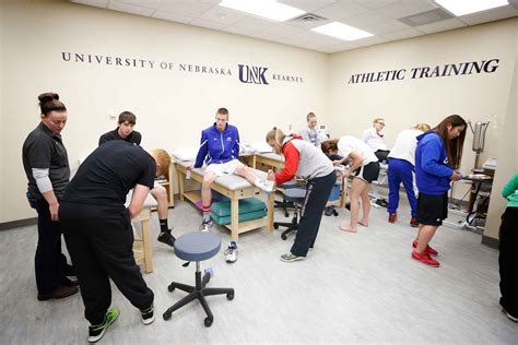 new athletic training classroom lab at unk opens