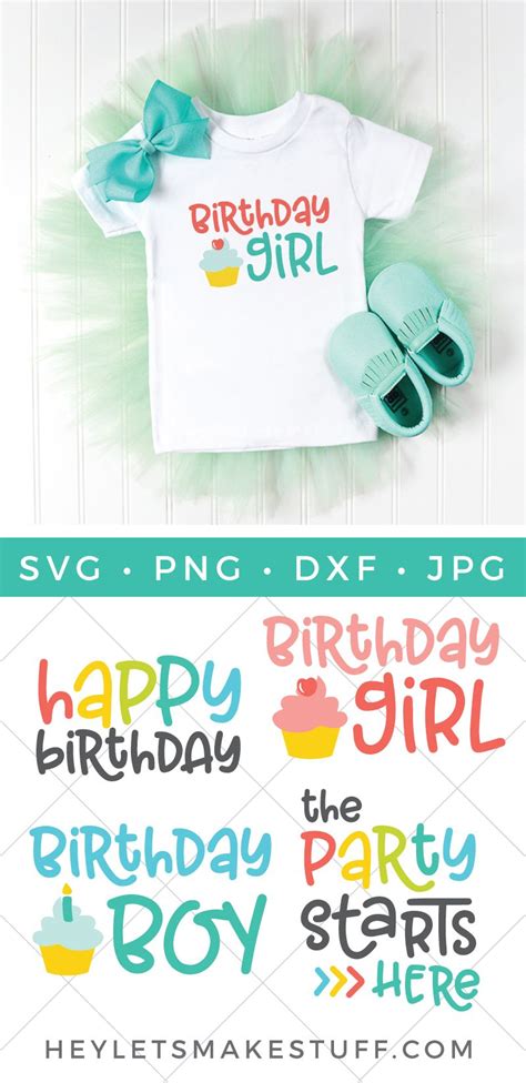 birthday svg bundle cricut tutorials happy birthday girls birthday