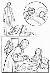 Jairus Daughter Healing Figlia Tochter Hija Jairo Sana Kindergottesdienst 1471 1004 Wickedbabesblog Cordes Kunjungi sketch template