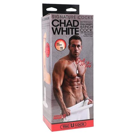 signature cocks chad white 8 5 ultraskyn cock with