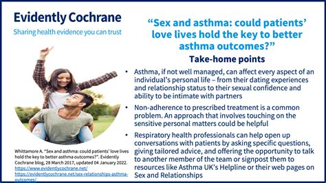 Sex And Asthma Could Patients’ Love Lives Hold The Key To Better