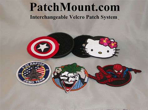 patch mount interchangeable velcro patch system velcro patches