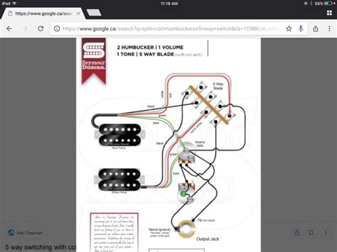 wiring diagram  humbuckers  volume tone   switch wiring diagram