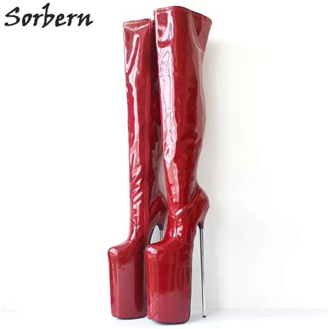 sorbern women shoes sexy 30cm extreme high heel metal heels nightclub