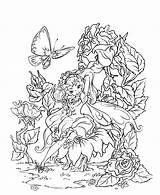 Coloring Pages Fairy Printable Color Adults Updated Pdf Cute Beautiful sketch template