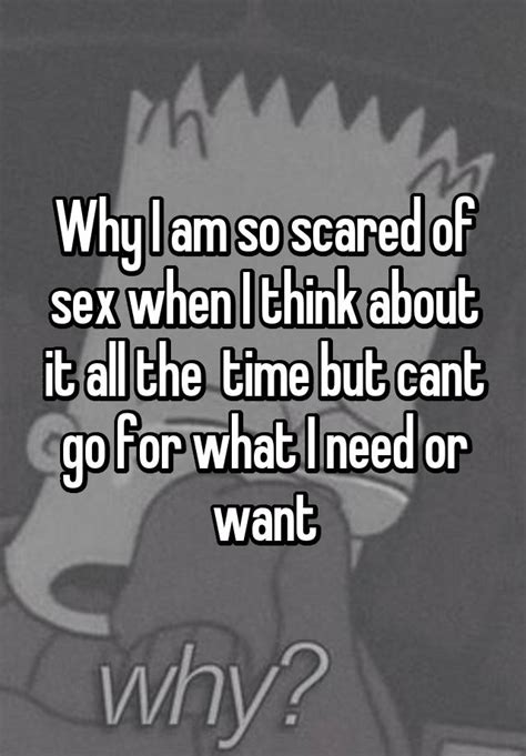 17 very honest confessions from people who are scared to have sex