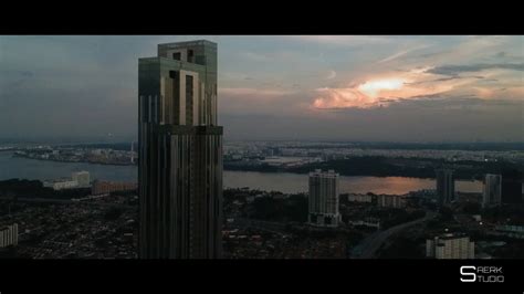 dji spark astaka johor bahru tallest residential building  southeast asia youtube