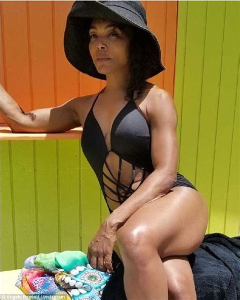 Black Panther Star Angela Bassett Flaunts Toned Figure In Swimsuit