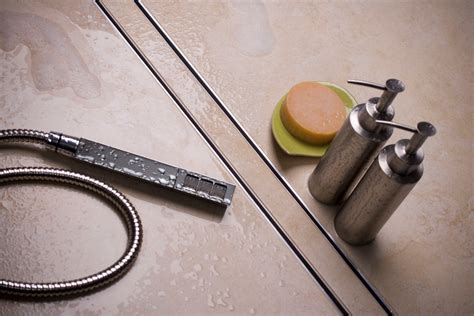 proline linear shower drain  quick drain custom home magazine products bath design