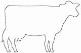 Outlines Cows sketch template