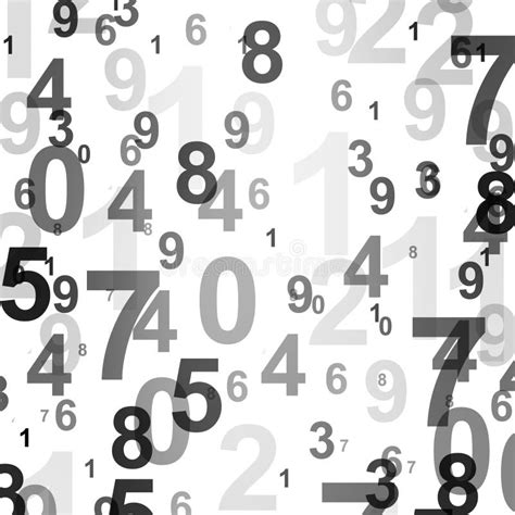 numbers puzzle stock vector illustration  computing