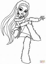 Coloring Pages Monster High Abbey Bominable Kids Printable Color Sheets Coloriage Drawing Comments Th08 Deviantart sketch template
