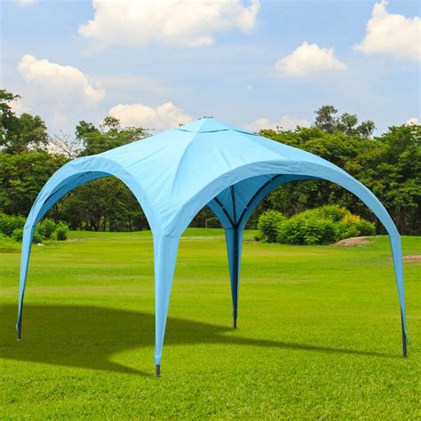 outsunny portable dome  ft    ft  metal pop  canopy wayfair
