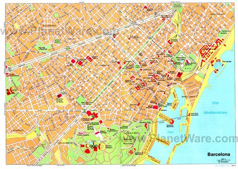 map barcelona spain imsa kolese