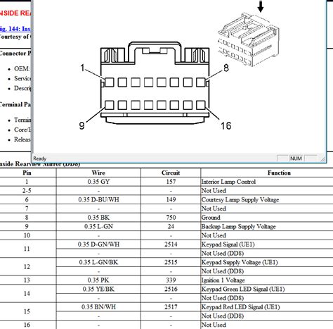 gentex  pin wiring diagram imageservice satisfactory gentex  auto dim wiring diagram