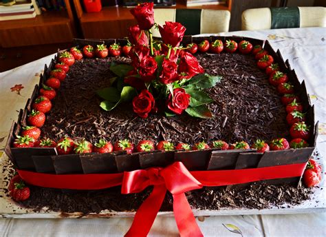 happy birthday  big chocolate cake