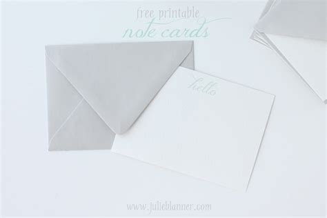 printable notecards julie blanner