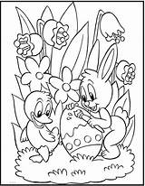 Coloring Easter Eggs Kids Rabbit Duck Disimpan Dari sketch template