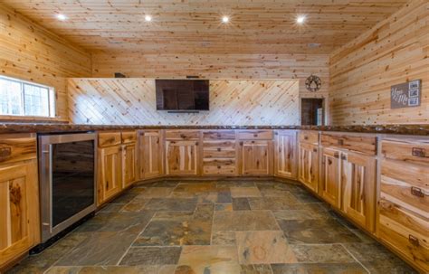 Use Rustic Knotty Pine Paneling To Decorate Your Den