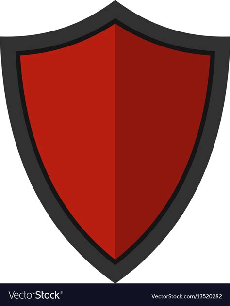 shield  war icon flat style royalty  vector image