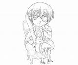 Ciel Phantomhive Coloring Pages Hat Look Another Printable sketch template