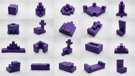 origami soma cube puzzle jo nakashima