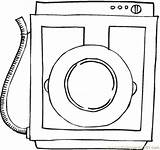 Coloring Washingmachine Electronics Kindergarten Comment First Worksheets Preschoolactivities sketch template