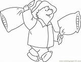 Paddington Coloringpages101 Sleep sketch template