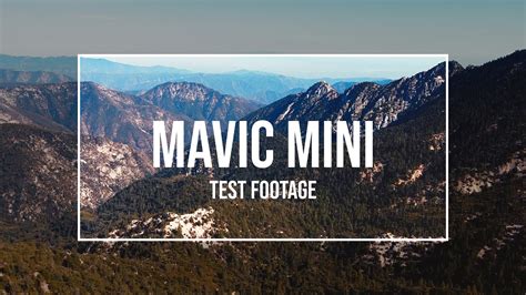 mavic mini good  beginners dji mavic mini cinematic footage youtube