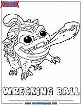 Ball Skylanders Wrecking Designlooter Spyros Series1 sketch template
