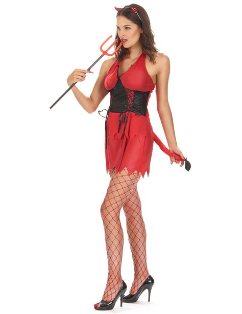 verkleedkostuum duivelin voor dames halloween kleding vegaoonl