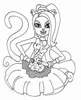 Coloring Monster High Pages Toralei Stripe Anycoloring sketch template