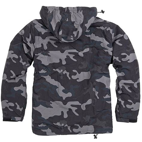 surplus windbreaker tactical military mens jacket rain hooded cover black camo ebay